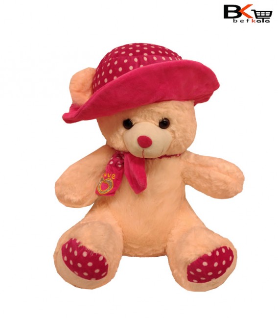 خرس عروسکی کلاه توپ توپی