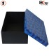 باکس کادویی مستطیلی طرح سنتی آبی سایز بزرگ کد 56