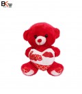 خرس عروسکی قلب بزرگ Love قرمز سایز متوسط