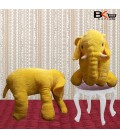 فیل زرد عروسکی مدل خوابیده