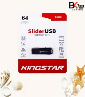 بیشترفلش مموری 64 گیگابایت کینگ استار مدل Slider USB 2.0 KS205