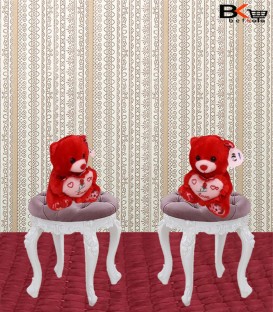 خرس عروسکی قلبی قرمز مخصوص ولنتاین